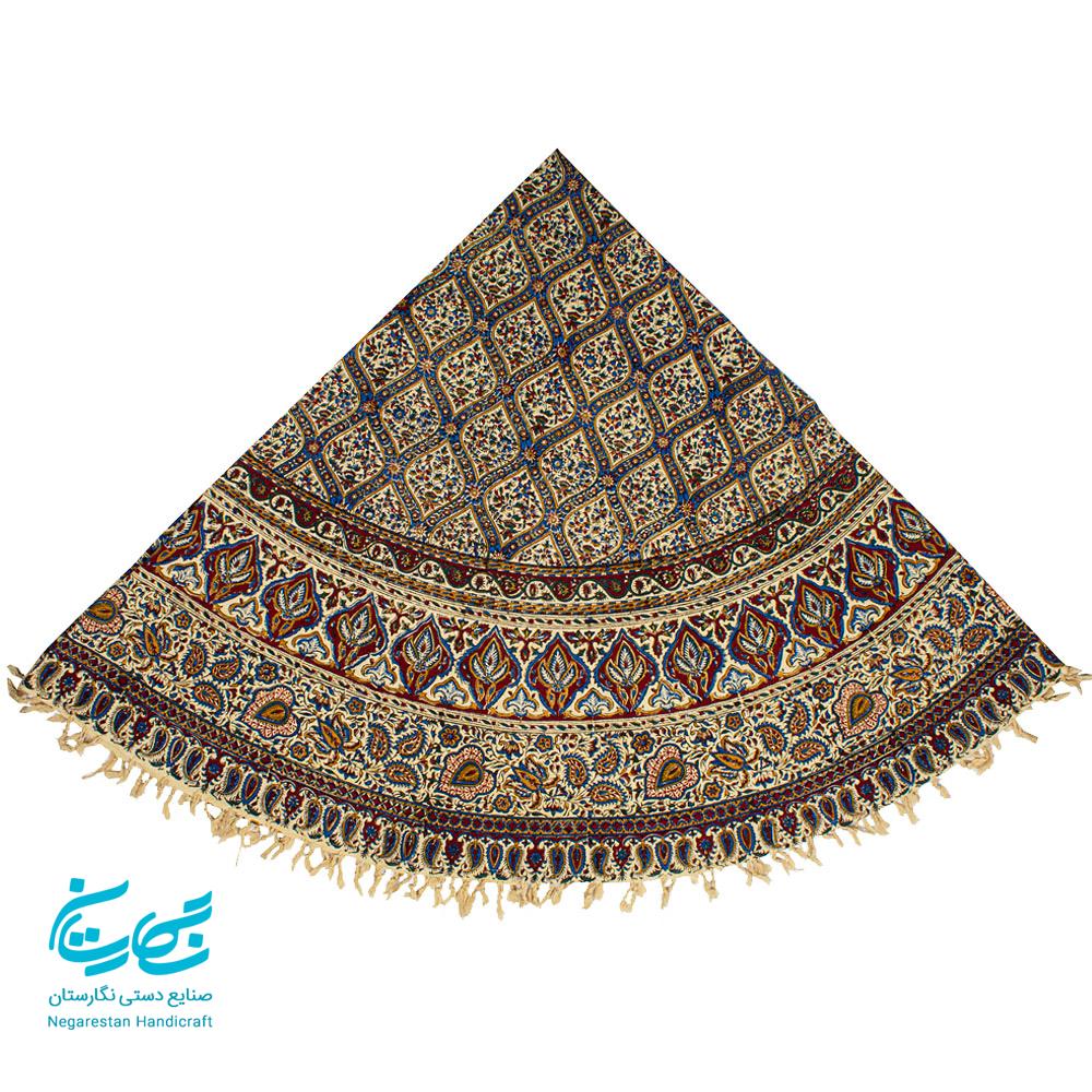رومیزی قلمکار گرد یک و نیم متری اعلا — تصویر ۲