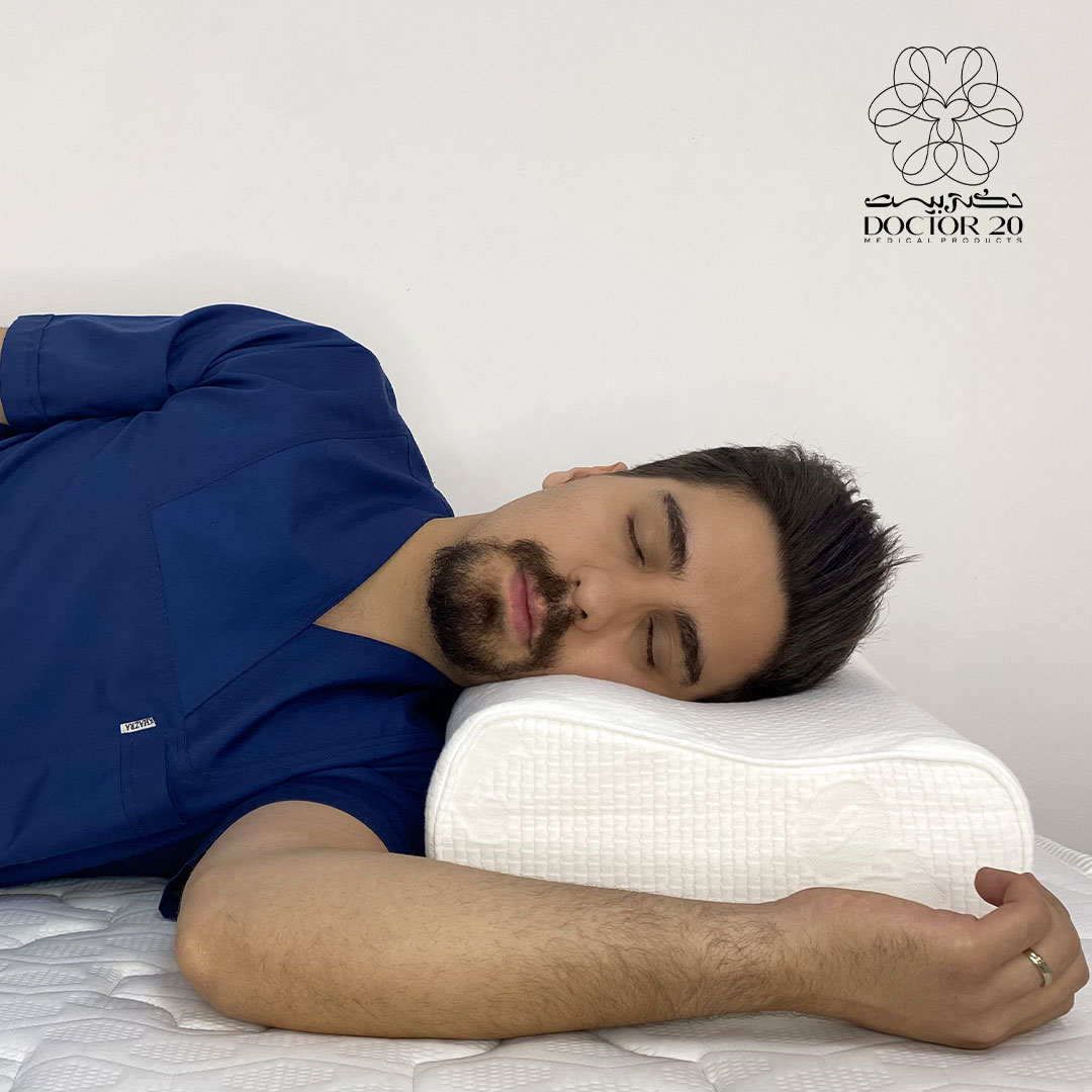 بالش طبی مموری فوم دکتر20 مدل موج سایز لارج (L) — تصویر ۴