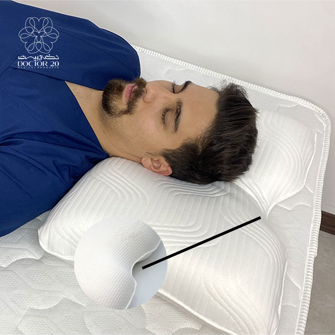 بالش طبی مموری فوم دکتر20 مدل مدرن (پروانه) — تصویر ۷