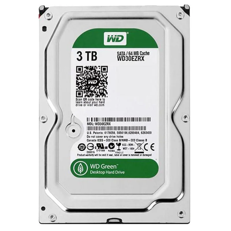 هارد وسترن 3 ترابایت سبز Green 3TB WD30EZRX — تصویر ۳