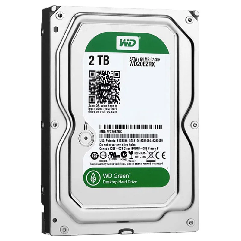 هارد وسترن 2 ترابایت سبز Green 2TB WD20EZRX — تصویر ۳