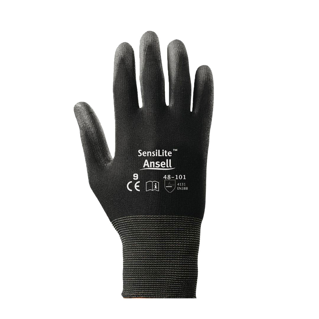 دستکش ایمنی کف مواد Ansell مدل Sensilite 48-101 — تصویر ۲