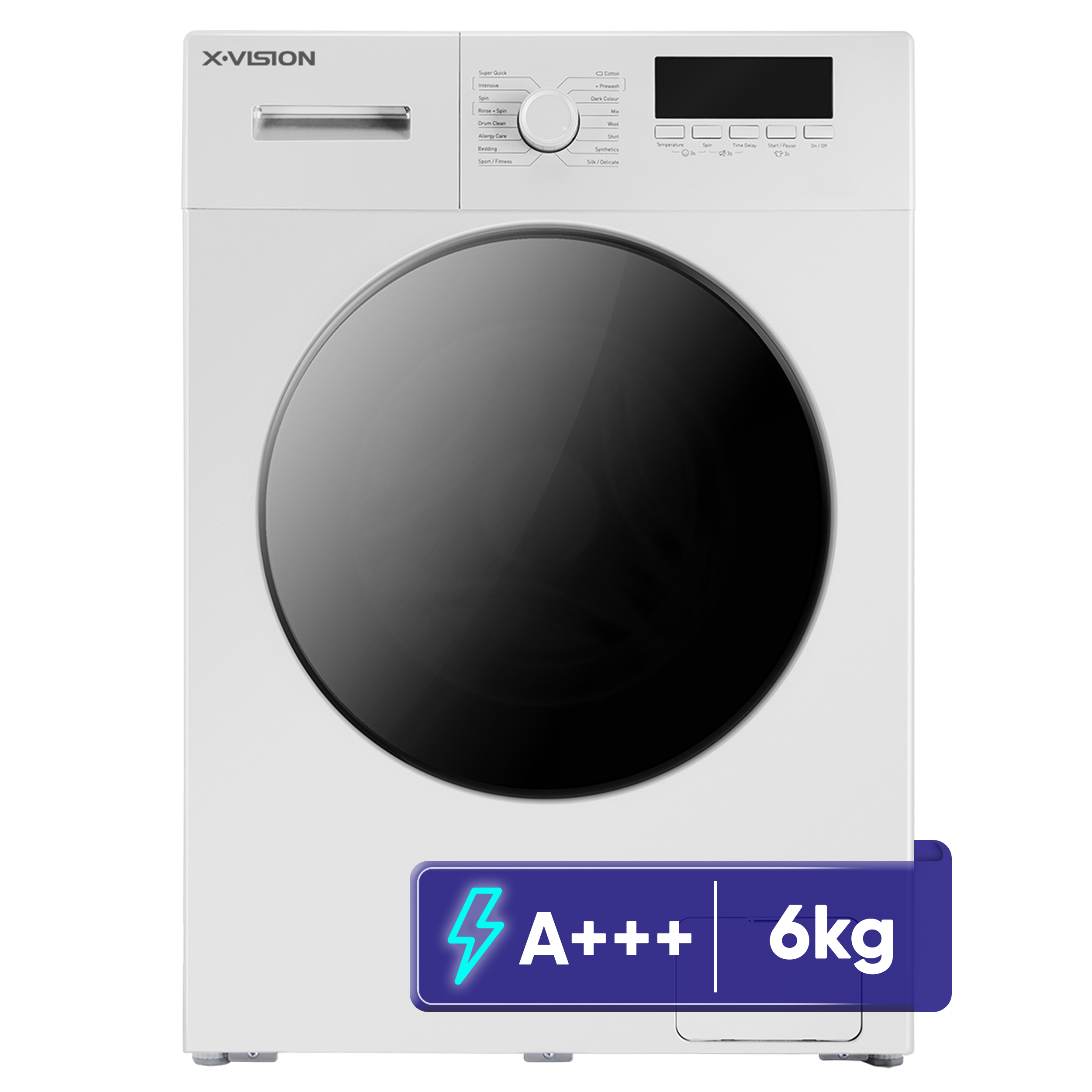 ماشین لباسشویی 7 کیلویی ایکس ویژن مدل TE72-AW White