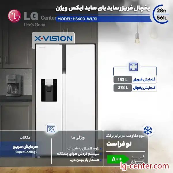 سایدبای ساید ایکس ویژن مدل HS600-Wi — تصویر ۷