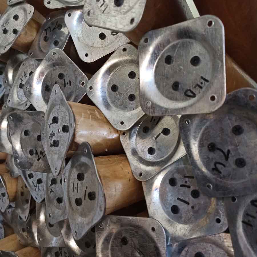 پایه میز چوبی مخروطی 75 سانتی متری کد D1-75 – دیوان دکور — تصویر ۷