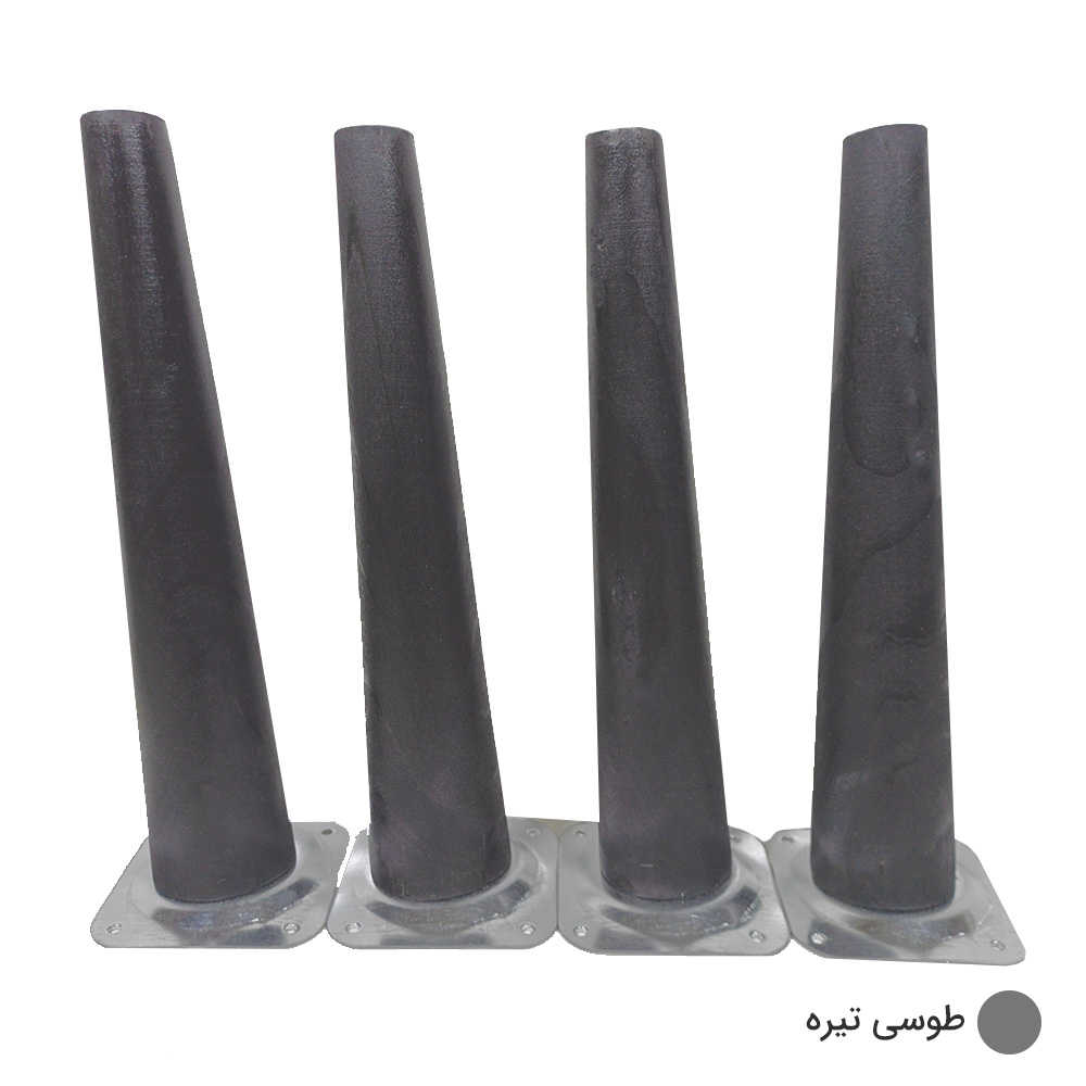پایه میز چوبی مخروطی 10 سانتی متری کد D1-10 – دیوان دکور — تصویر ۶