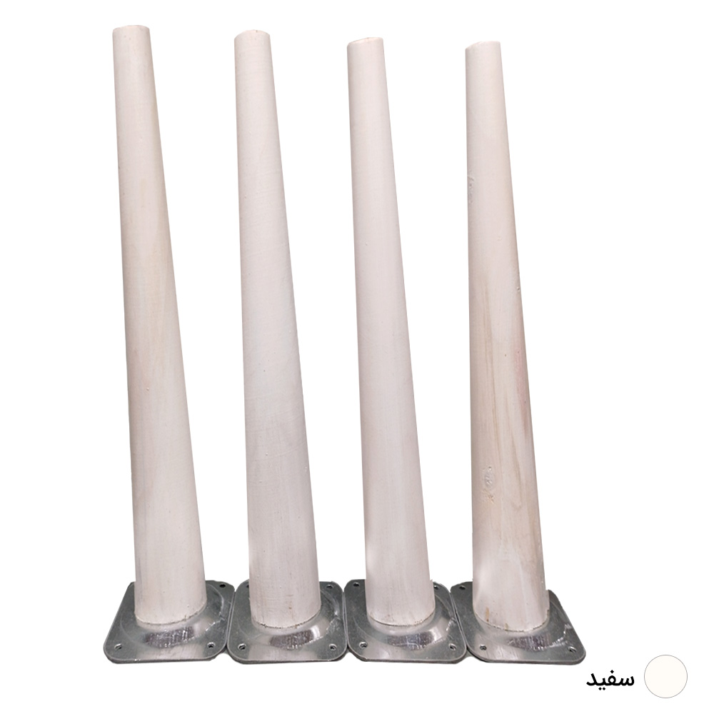 پایه میز چوبی مخروطی 30 سانتی متری کد D1-30 – دیوان دکور — تصویر ۴