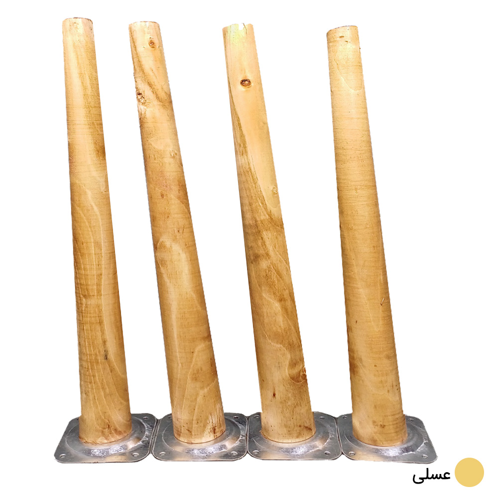 پایه میز چوبی مخروطی 30 سانتی متری کد D1-30 – دیوان دکور — تصویر ۸