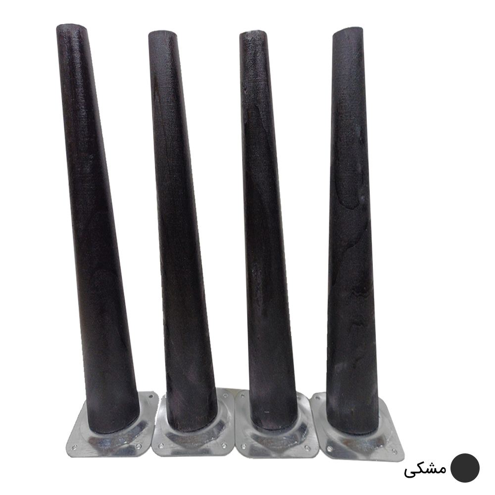 پایه میز چوبی مخروطی 30 سانتی متری کد D1-30 – دیوان دکور — تصویر ۳