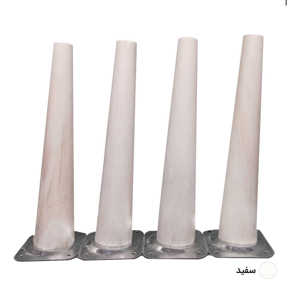 پایه میز چوبی مخروطی 15 سانتی متری کد D1-15 – دیوان دکور — تصویر ۳