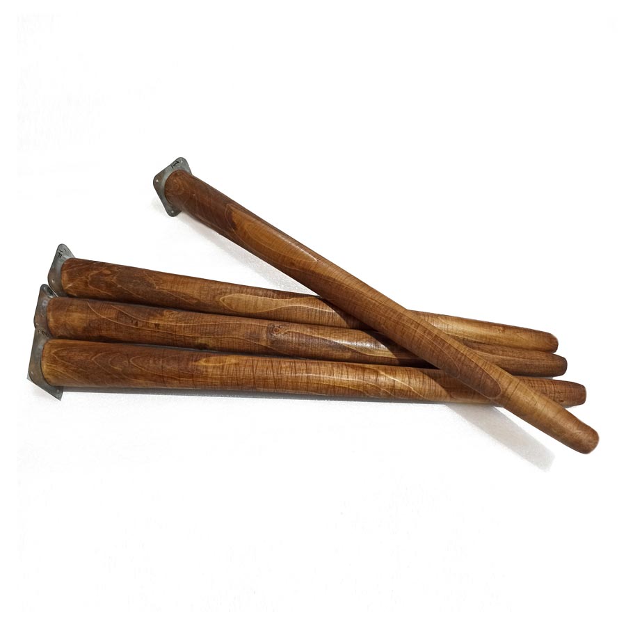 پایه میز چوبی مخروطی 60 سانتی متری کد D1-60 – دیوان دکور — تصویر ۴