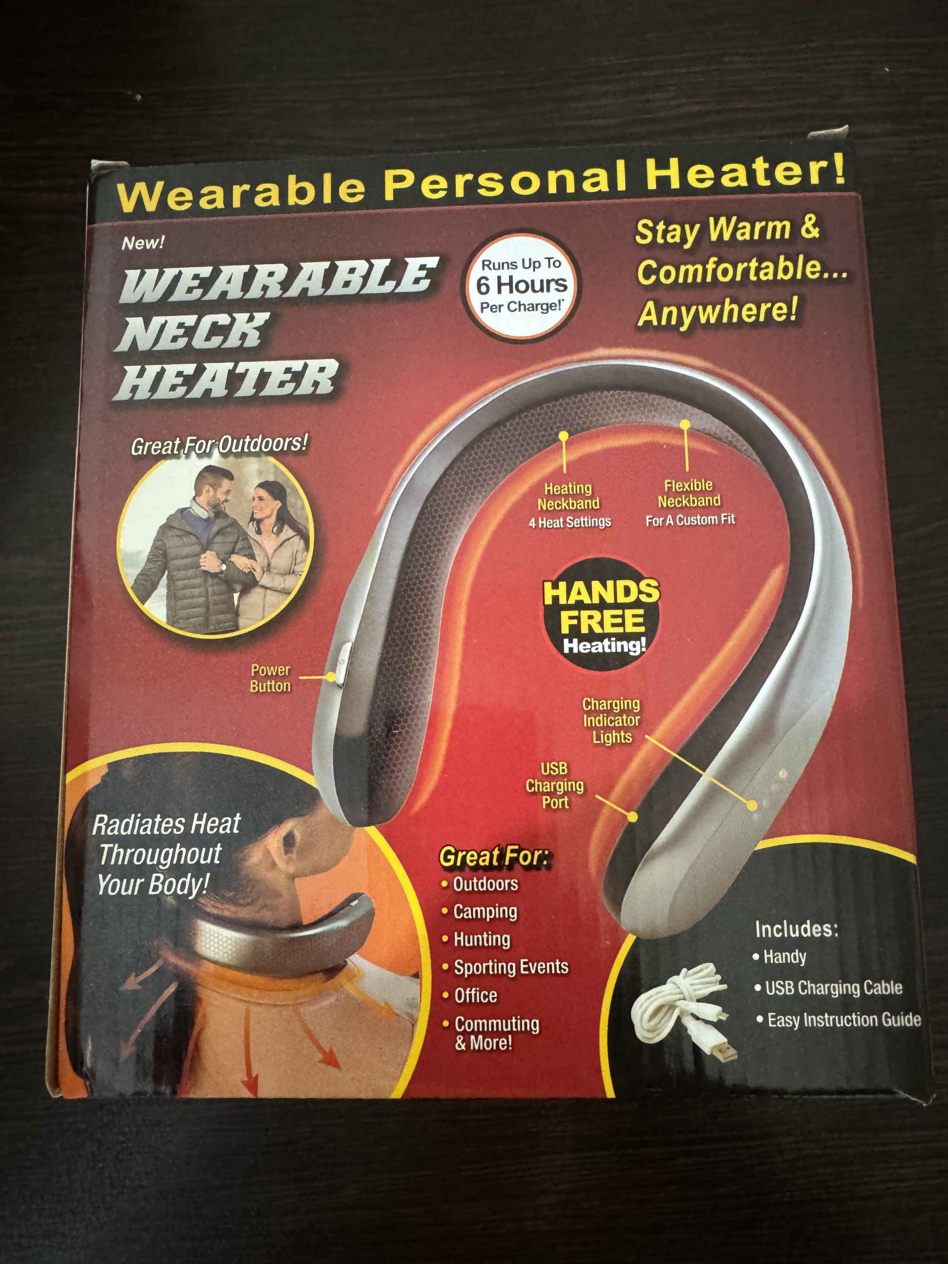 بخاری گردن آویز Wearable Personal Heater — تصویر ۷