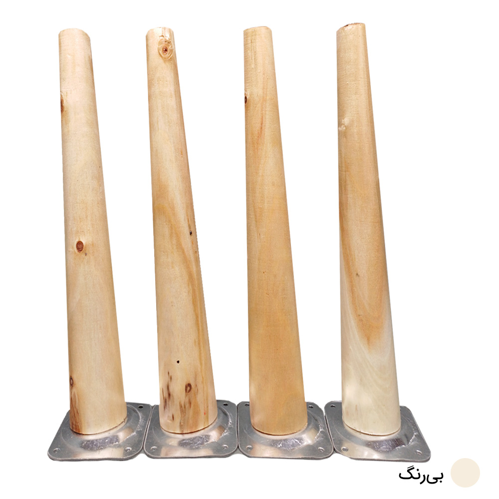 پایه میز چوبی مخروطی 45 سانتی متری کد D1-45 – دیوان دکور — تصویر ۷