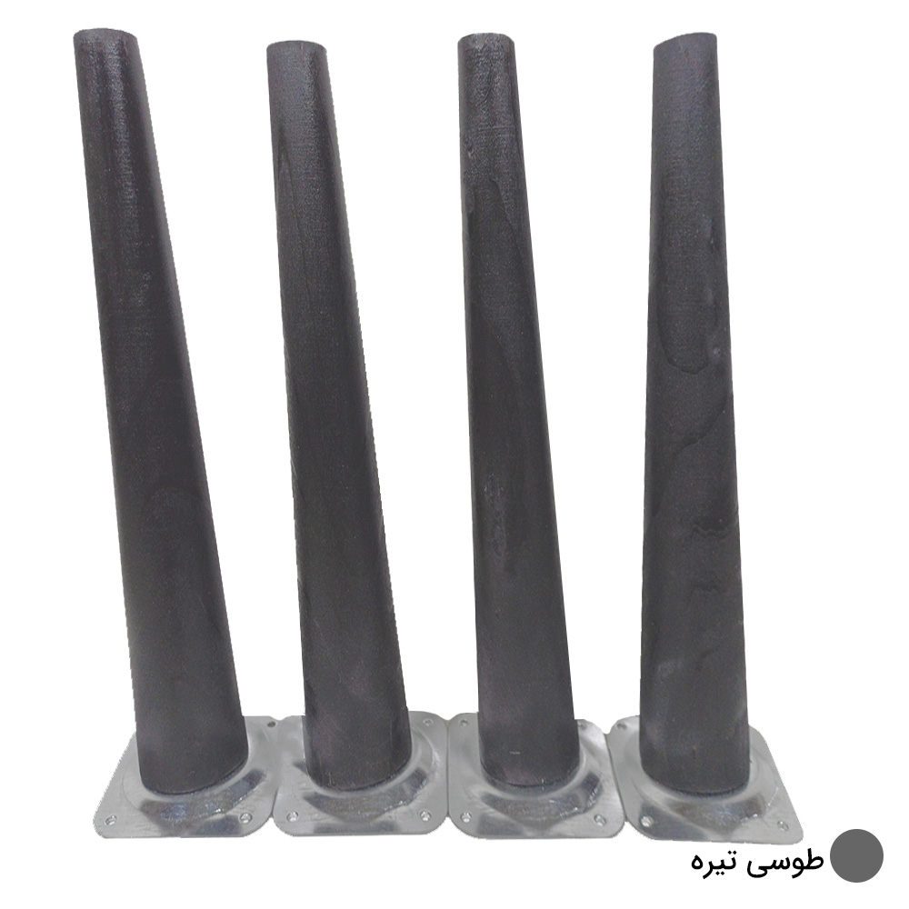 پایه میز چوبی مخروطی 45 سانتی متری کد D1-45 – دیوان دکور — تصویر ۸