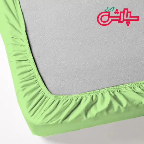 سرویس ملحفه ساده سبز – کتان — تصویر ۷