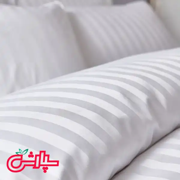 روتختی هتلی سفید کلاسیک – نخ ژاکارد — تصویر ۴