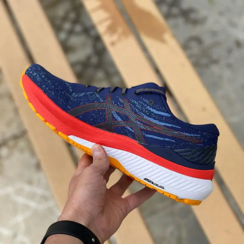 کتونی اسیکس کایانو مدل Asics Gel Kayano سرمه ای — تصویر ۳