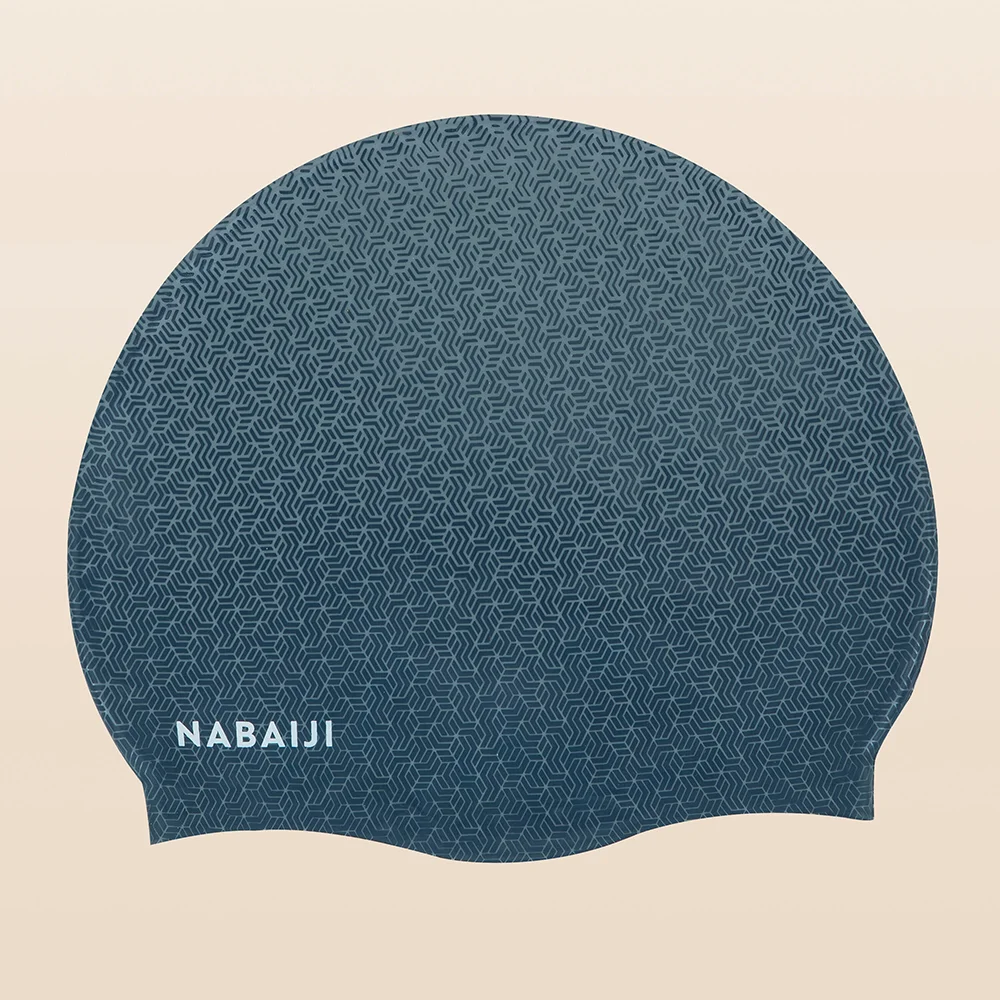 کلاه شنا نابایجی مدل PRINT GEO GREY — تصویر ۲