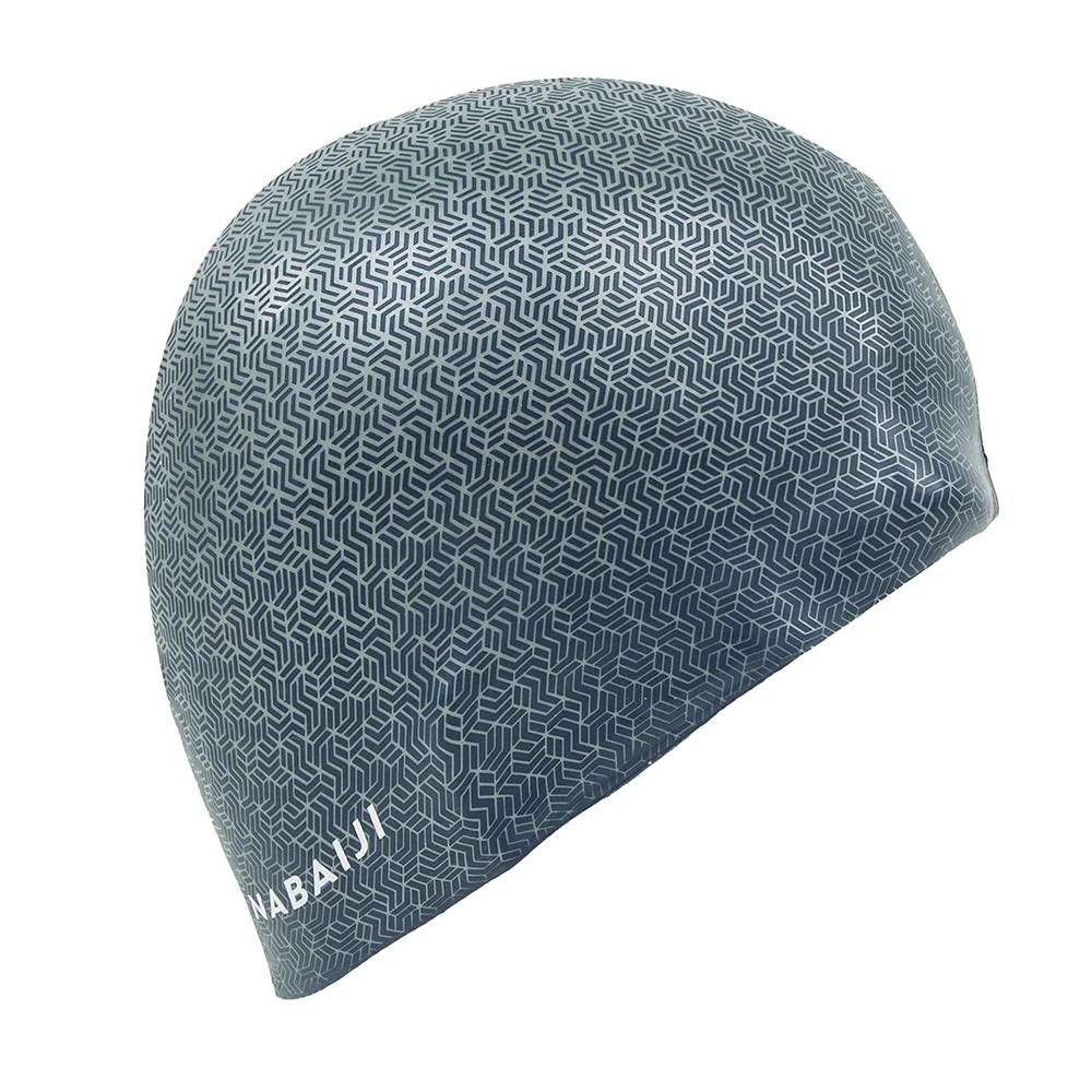 کلاه شنا نابایجی مدل PRINT GEO GREY — تصویر ۳