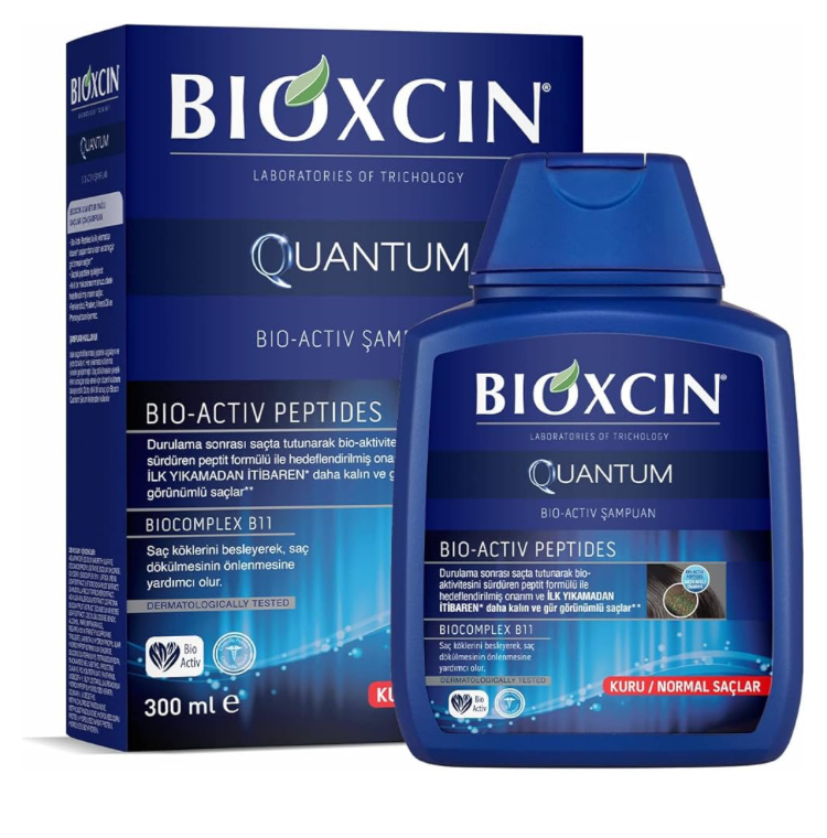 شامپو ضد ریزش مو Bioxcinاصل (باضمانت) مدل کوانتوم مناسب موهای نرمال وخشک