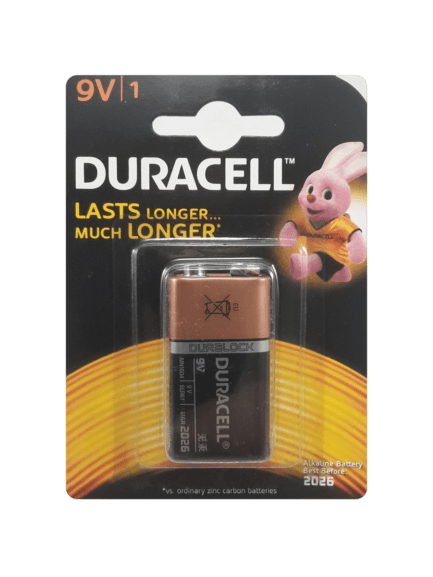 باتری کتابی آلکالاین 9 ولت دوراسل DURACELL اصلی