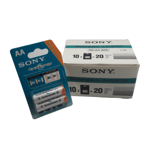 باتری قلمی سونی 4600mAh قابل شارژ | بسته 10 کارتی | 20 عددی