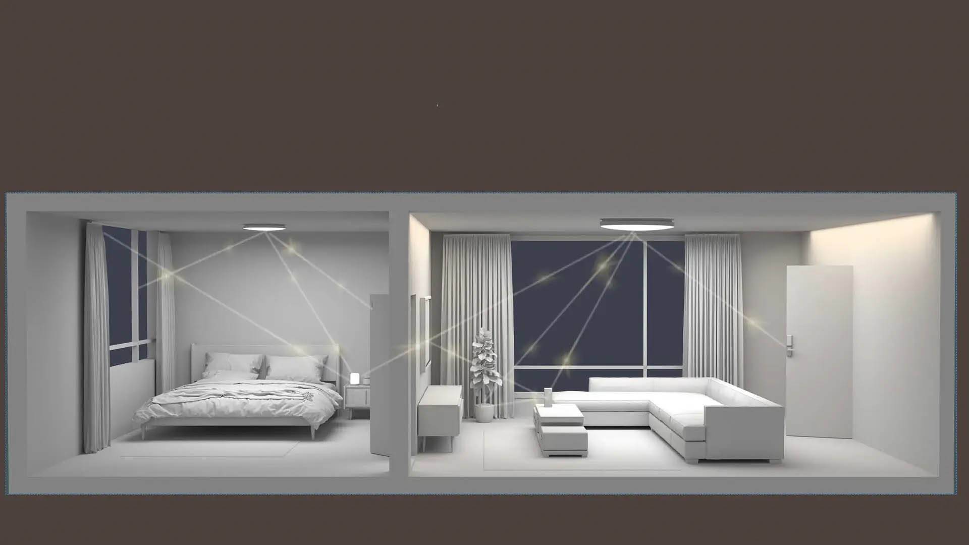 چراغ سقفی هوشمند شیائومی Xiaomi MJXDD03YL smart led 350MM