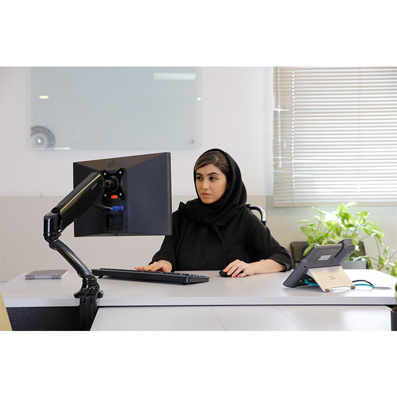 پایه نگهدارنده مانیتور با جک گازی ارگو WLA001 — تصویر ۷