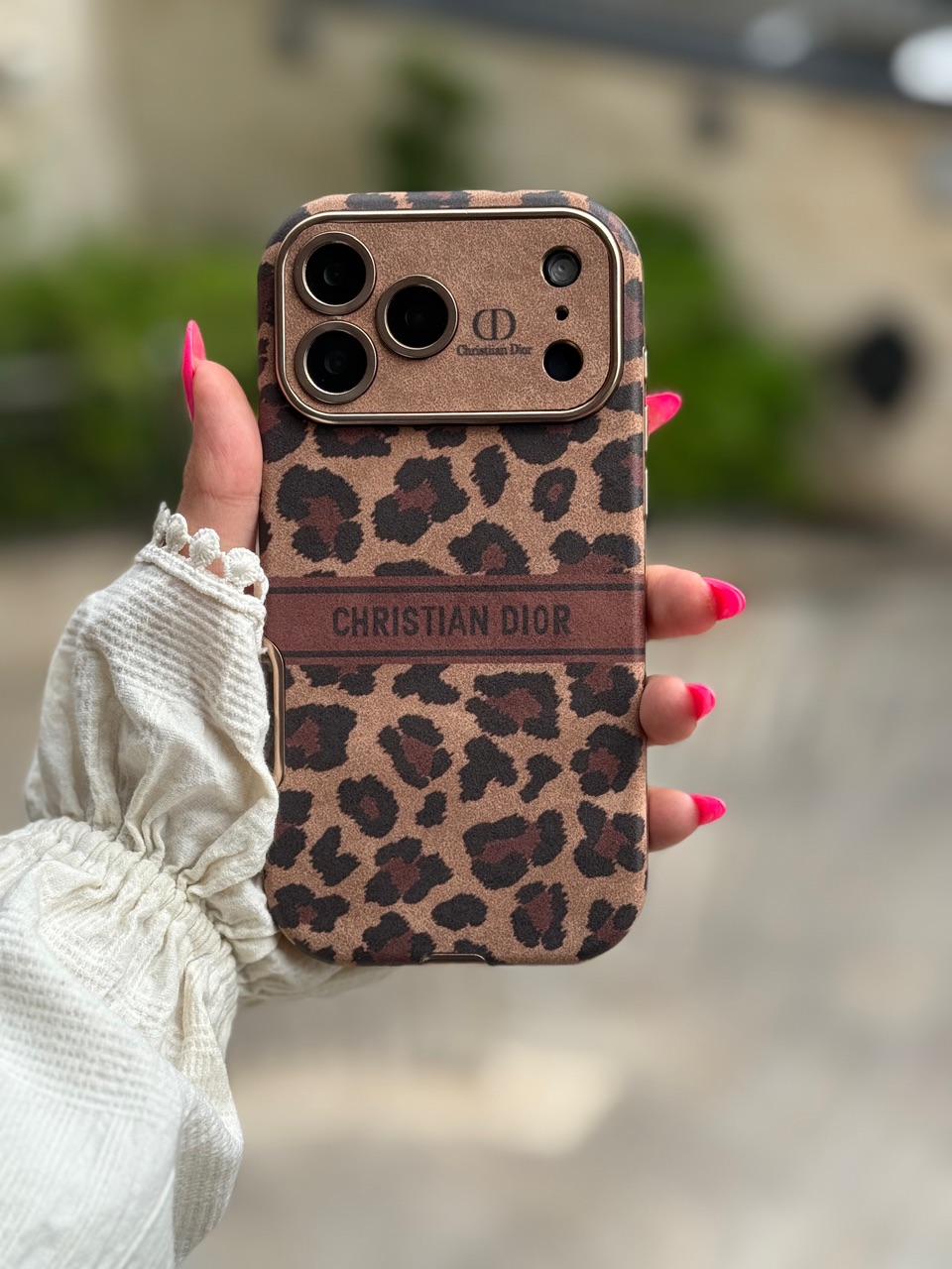 قاب Dior Leopard Golden