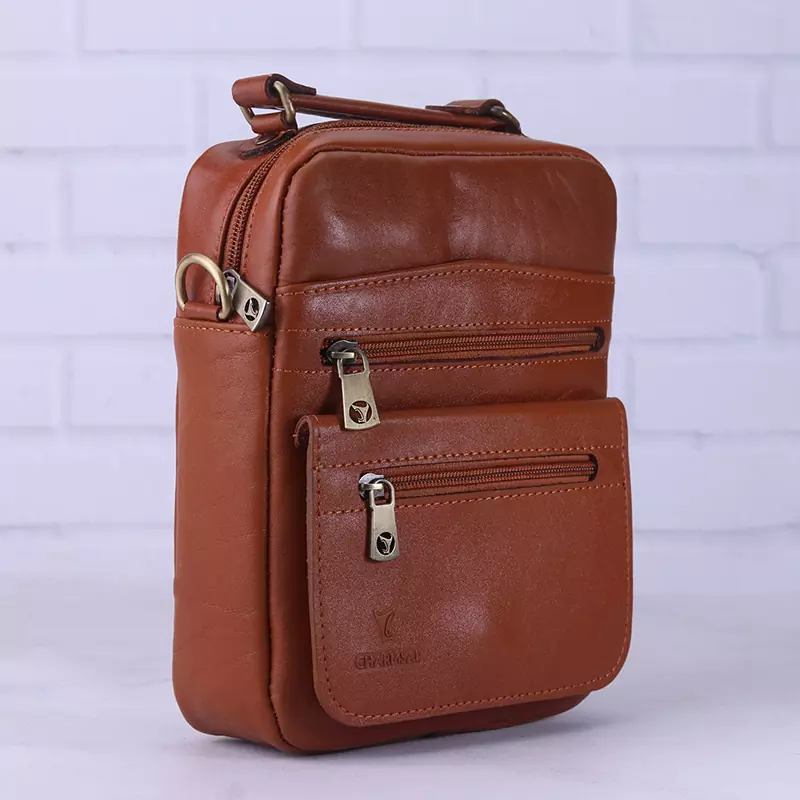 کیف دوشی چرم چرمسال کد 812 — تصویر ۵