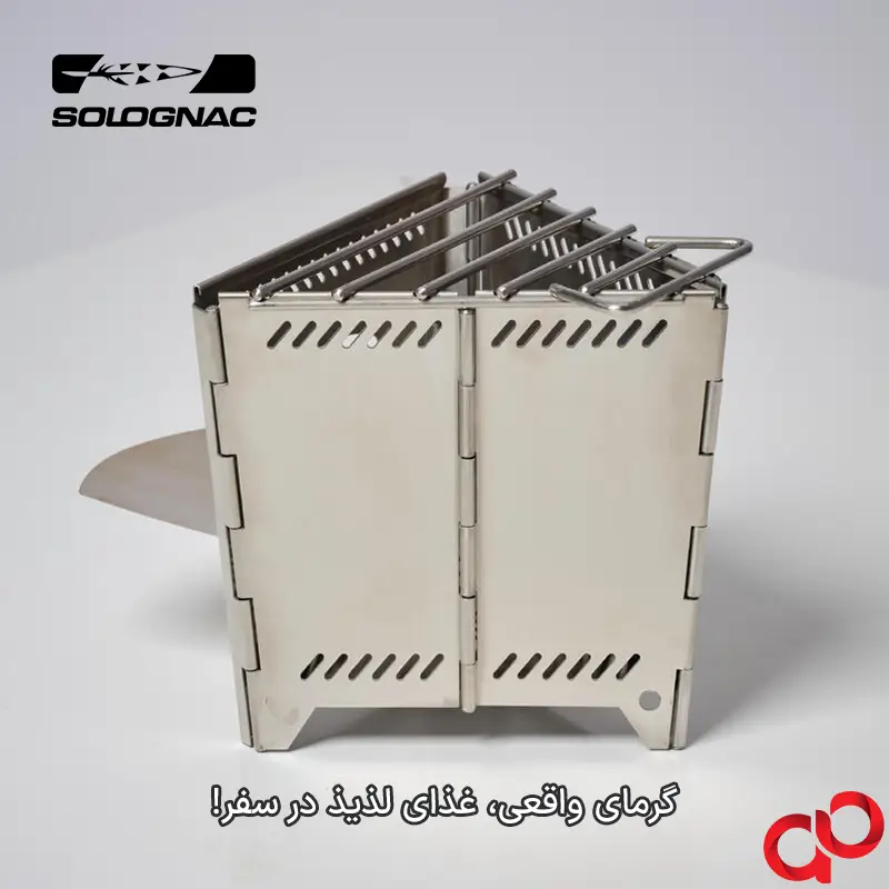 اجاق هیزمی تاشو کمپینگ سولوگناک Bushcraft — تصویر ۶