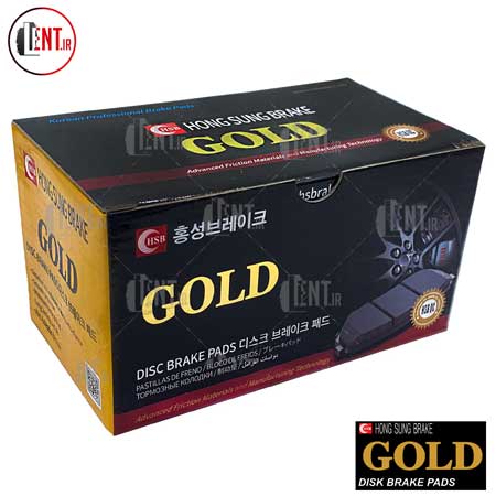 لنت ترمز جلو ساینا و کوییک گلد (Gold) — تصویر ۲