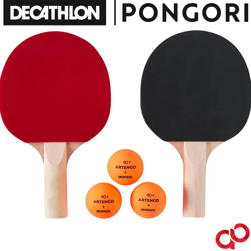 راکت پینگ پنگ دکتلون مدل PPR 100S X3 BALLS به همراه توپ مجموعه 3 عددی — تصویر ۲