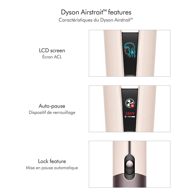 اتو مو سشوار دایسون مدل Dyson Airstrait HT01 — تصویر ۵