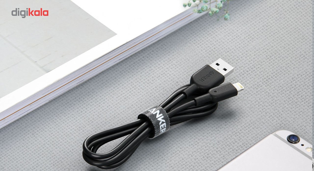 کابل تبدیل USB به لایتنینگ انکر مدل A8432 طول 0.9 متر — تصویر ۸
