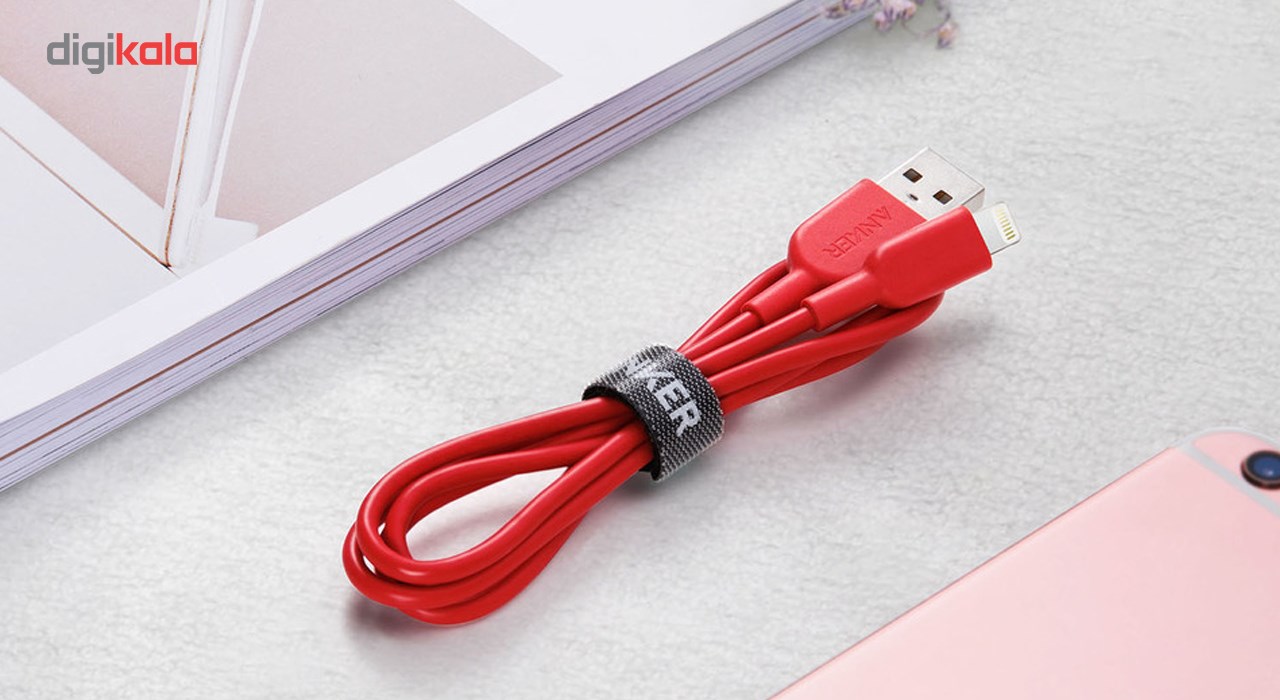 کابل تبدیل USB به لایتنینگ انکر مدل A8432 طول 0.9 متر — تصویر ۷
