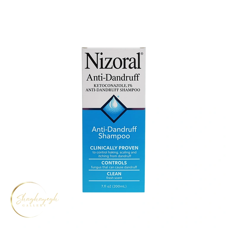 شامپو ضد شوره نیزورال 1 درصد کتوکونازول 200 میل Nizoral Anti-Dandruff Shampoo 1% Ketoconazole