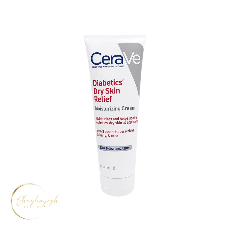 کرم مرطوب‌کننده پوست خشک دیابتی سراوی 236 میل CeraVe Diabetics’ Dry Skin Relief Moisturizing Cream — تصویر ۲