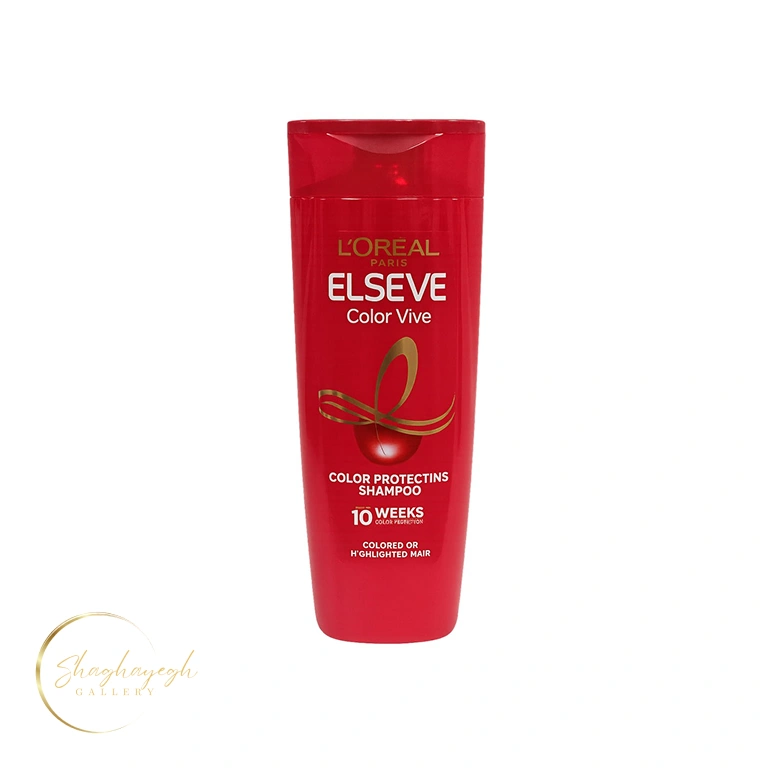 شامپو محافظت‌کننده رنگ مو لورآل السیو Color Vive مخصوص موهای رنگ‌شده ۴۰۰ میل L’Oreal Paris Elseve Color Vive Color Protecting Shampoo