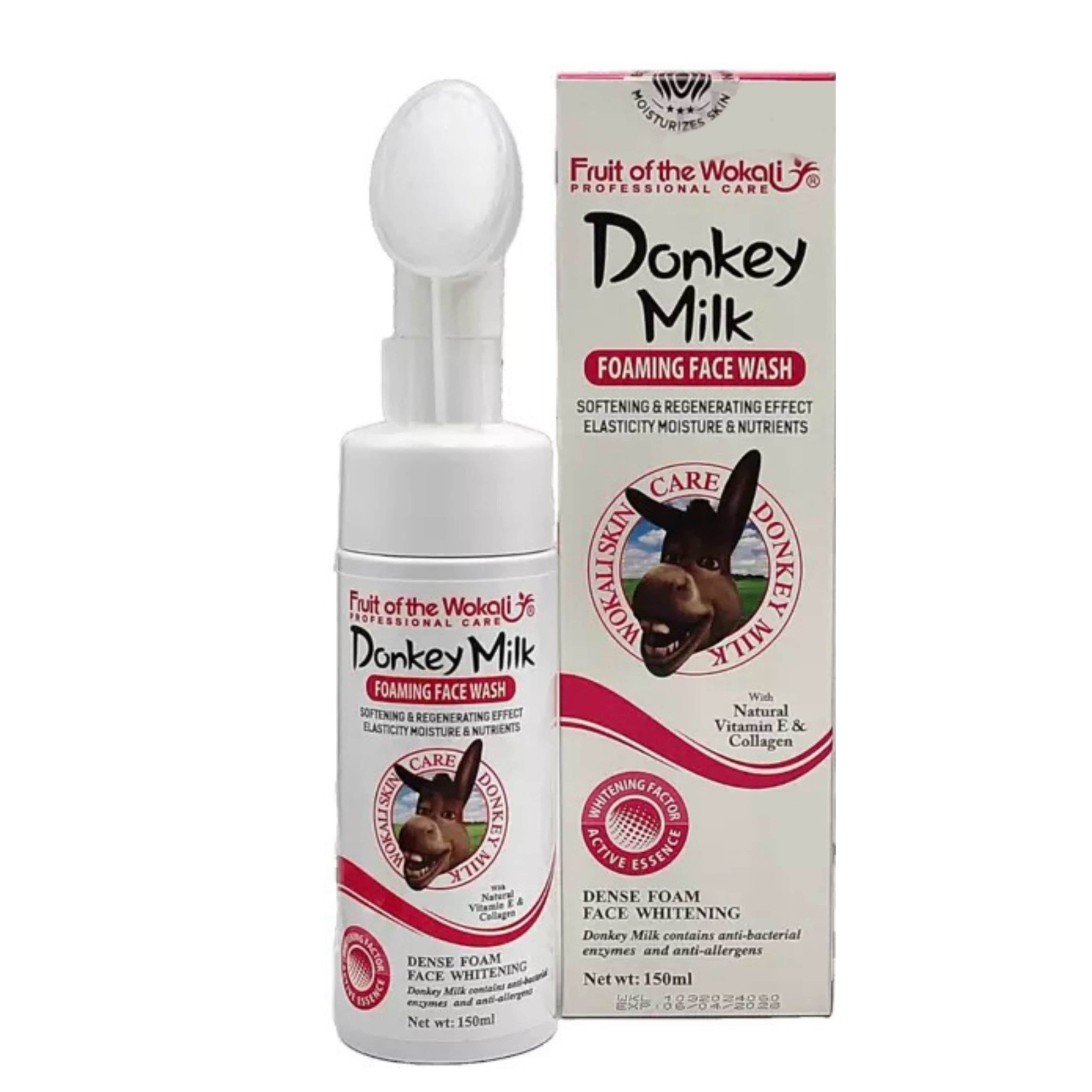 فوم شوینده صورت شیر الاغ براش دار EVER ROSA Donkey Milk — تصویر ۳