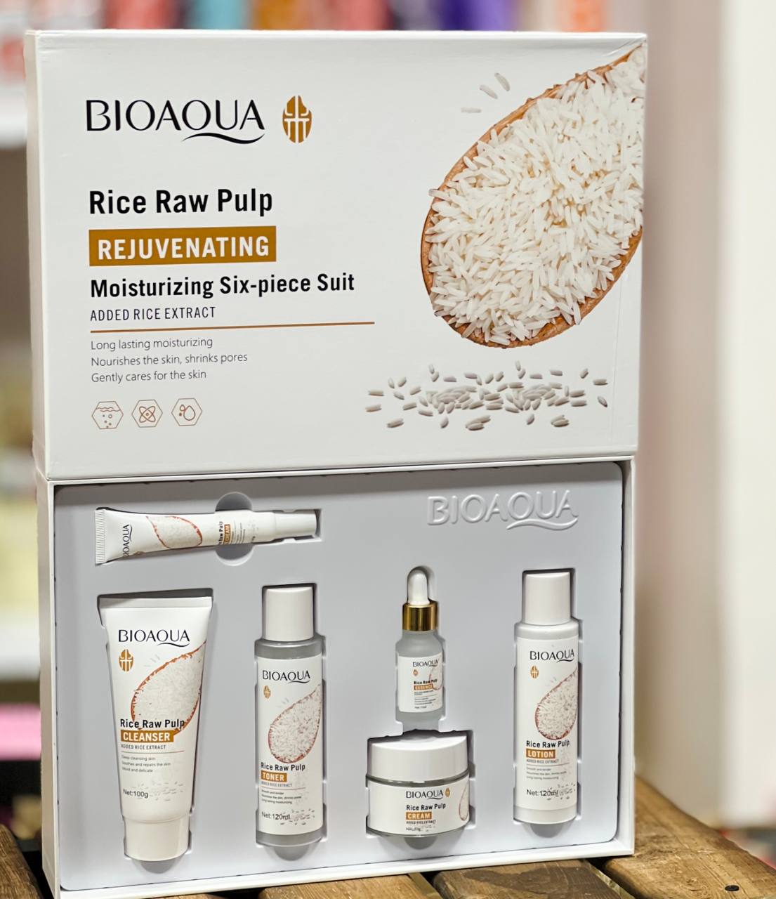 پک 5عددی مراقبتی پوست برنج بیوآکوا (BIOAQUA) — تصویر ۵