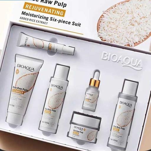 پک 5عددی مراقبتی پوست برنج بیوآکوا (BIOAQUA) — تصویر ۳
