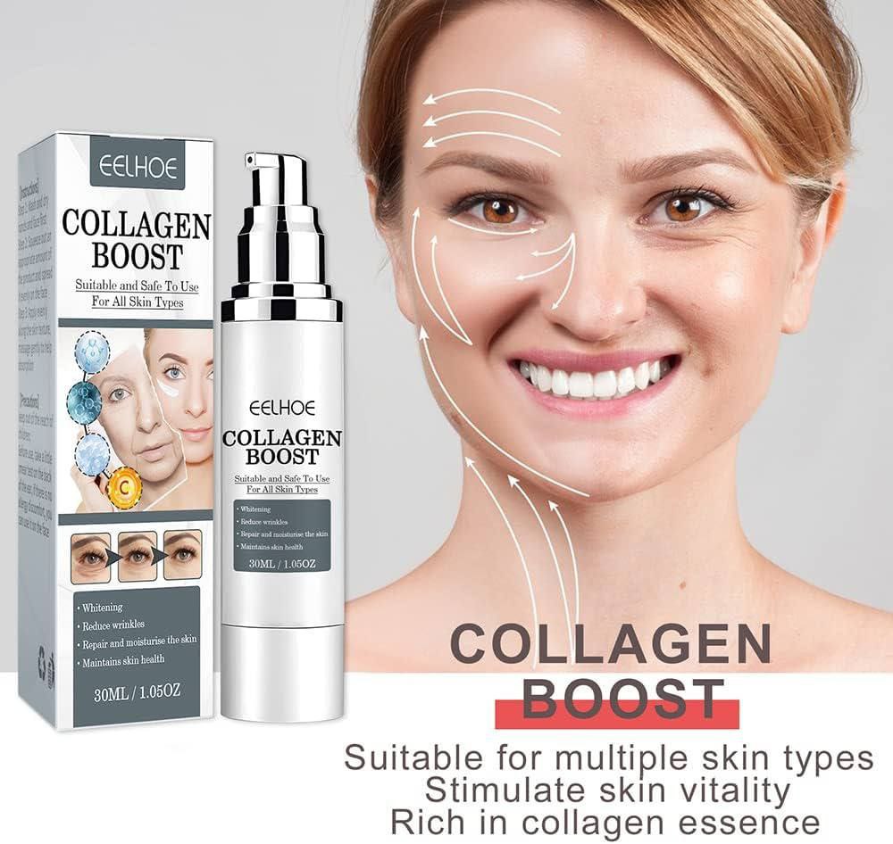 کرم آبرسان کلاژن بووست EELHOE COLLAGEN BOOSTحجم 30 میل — تصویر ۳