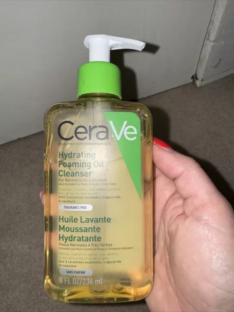 فوم شستشوی روغنی سراوی CERAVE پوست خشک و خیلی حساس 236 میل — تصویر ۳