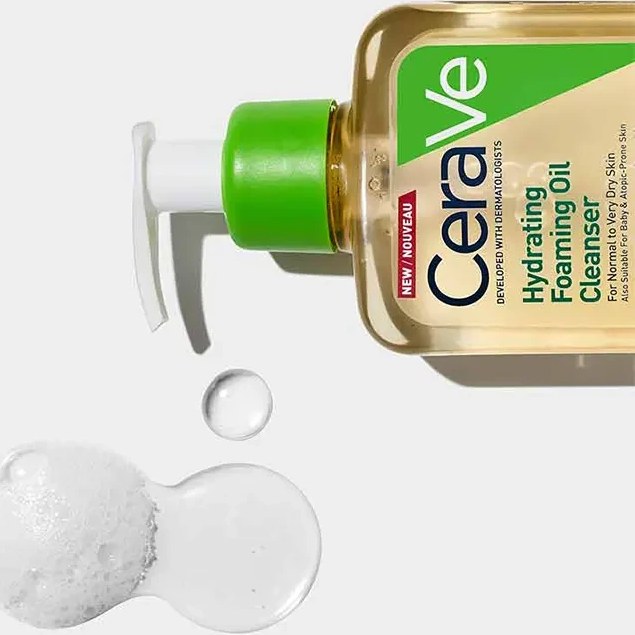 فوم شستشوی روغنی سراوی CERAVE پوست خشک و خیلی حساس 236 میل — تصویر ۴