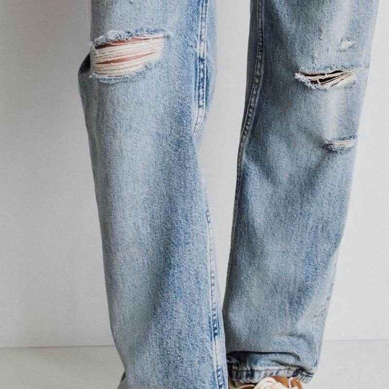 شلوار بچه گانه جین زاپدار برند ZARA — تصویر ۴