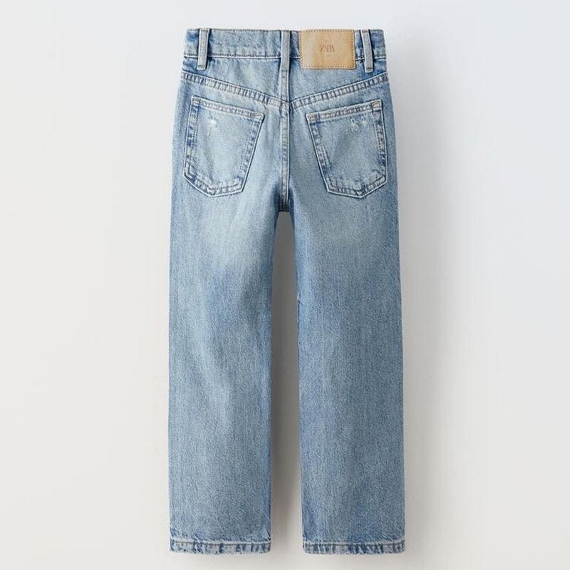شلوار بچه گانه جین زاپدار برند ZARA — تصویر ۳