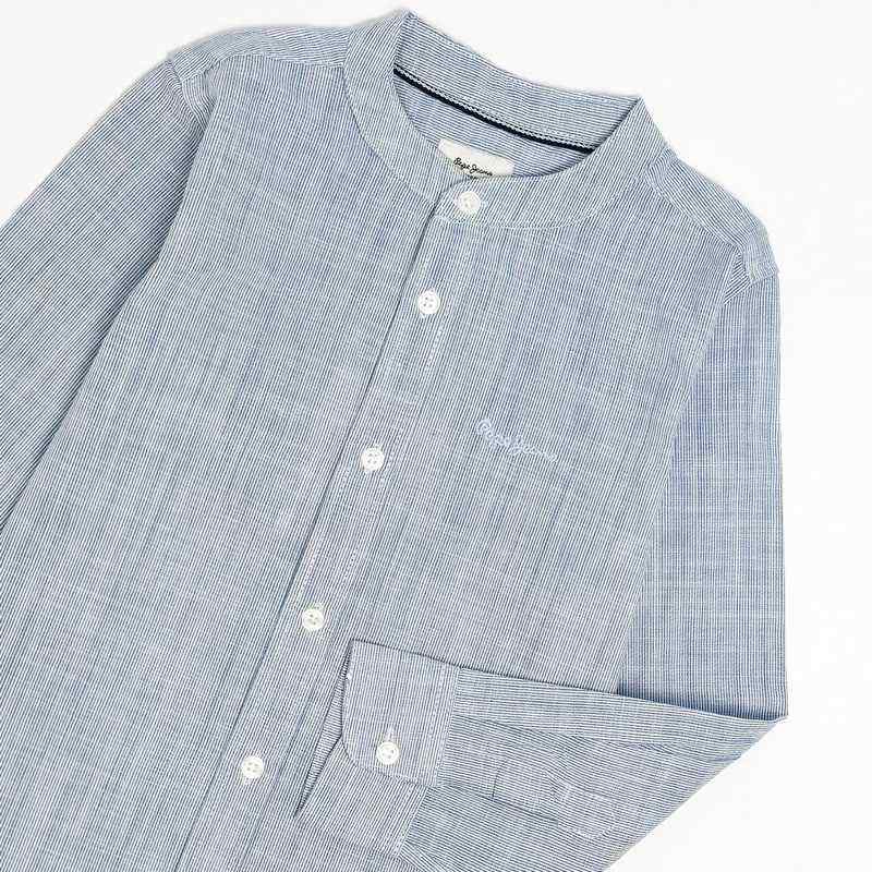 پیراهن پسرانه یقه دیپلمات برند پپه جینز — تصویر ۳
