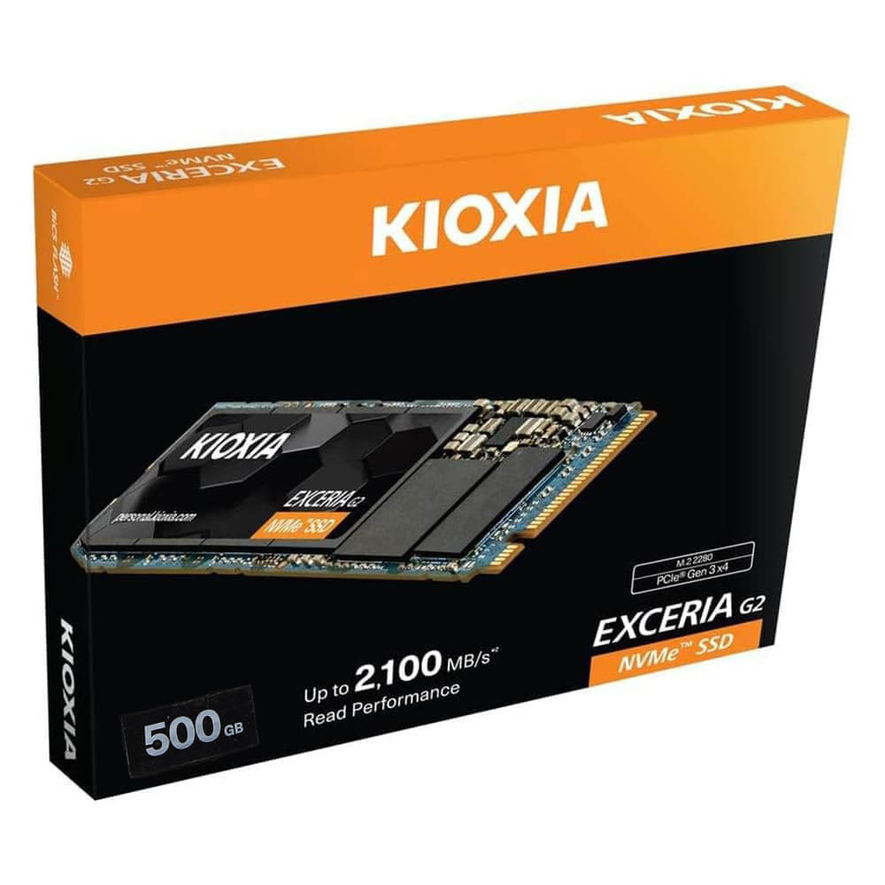 اس اس دی اینترنال کیوکسیا M.2 2280 NVMe مدل EXCERIA ظرفیت 500 گیگابایت — تصویر ۳