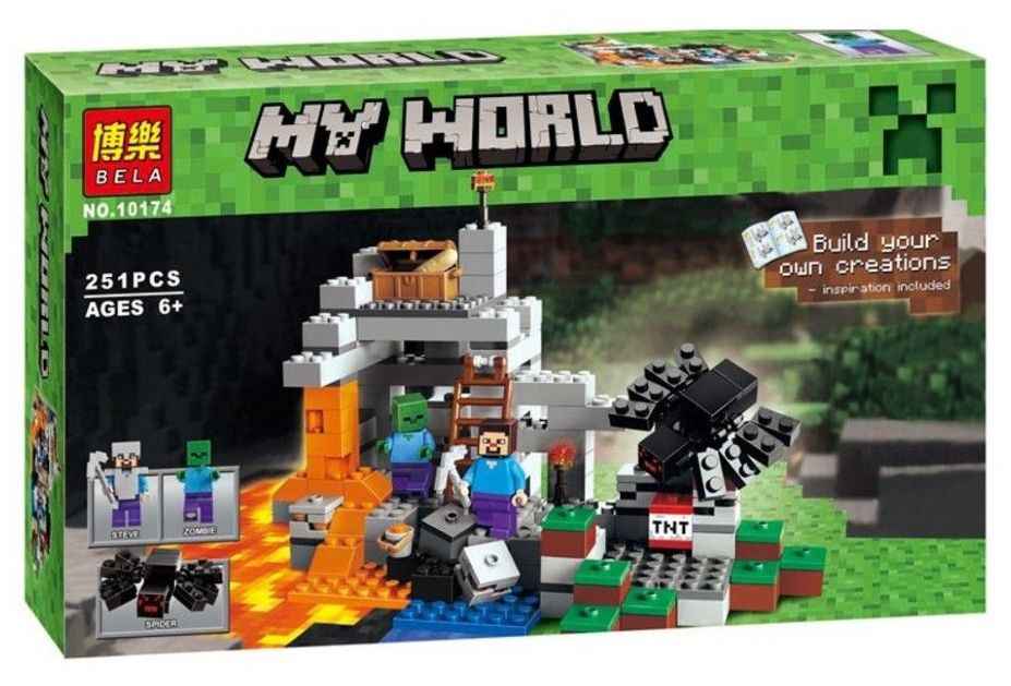 لگو ماینکرافت مدل MY WORLD برند BELA کد 10174